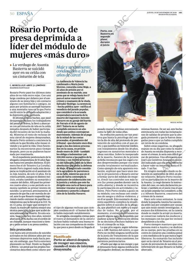 ABC SEVILLA 19-11-2020 página 50