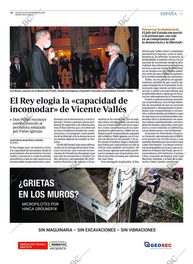ABC SEVILLA 19-11-2020 página 51