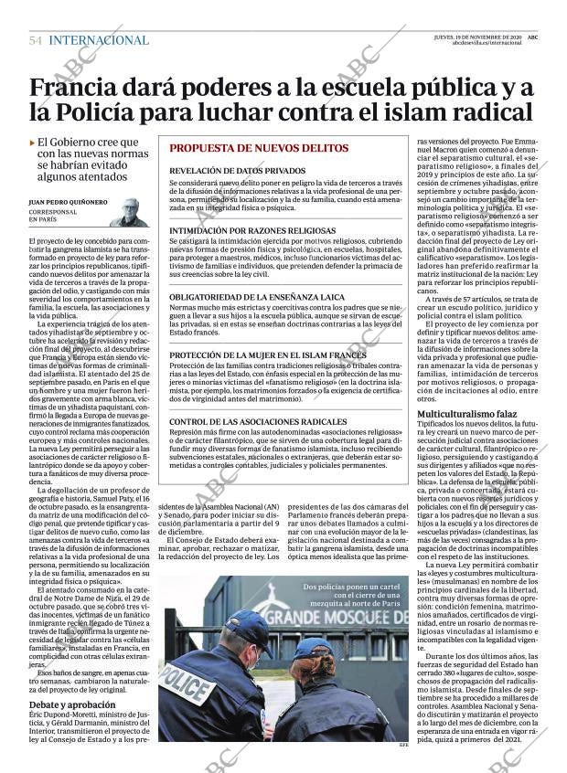 ABC SEVILLA 19-11-2020 página 54