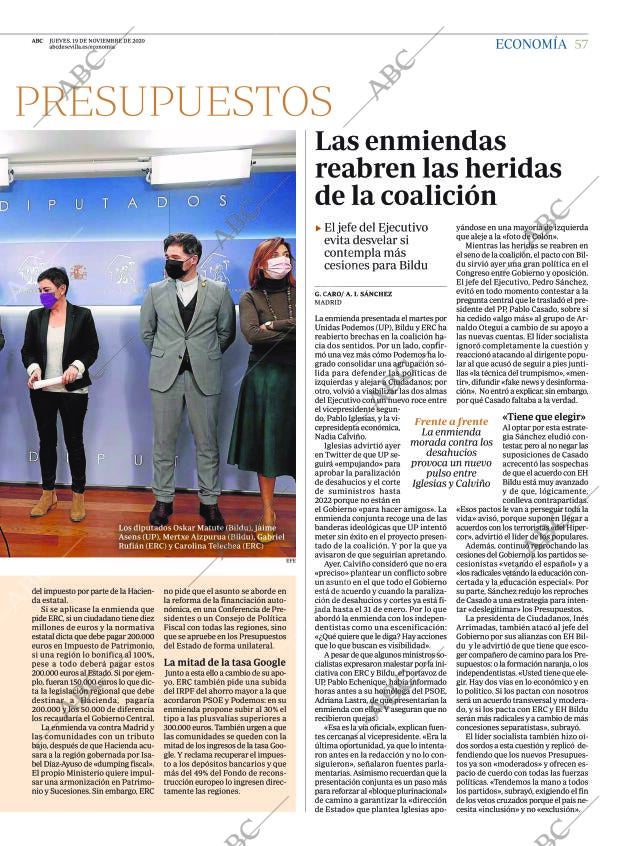 ABC SEVILLA 19-11-2020 página 57