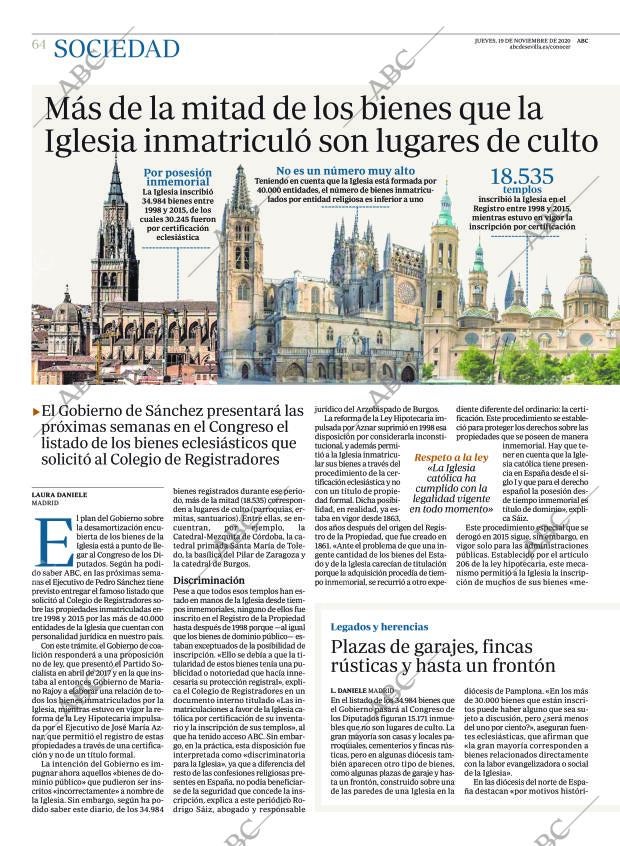 ABC SEVILLA 19-11-2020 página 64