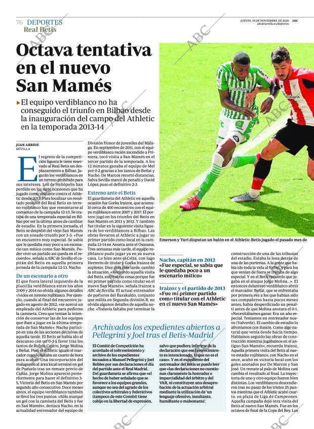 ABC SEVILLA 19-11-2020 página 76