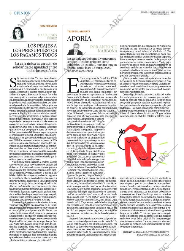 ABC SEVILLA 19-11-2020 página 8