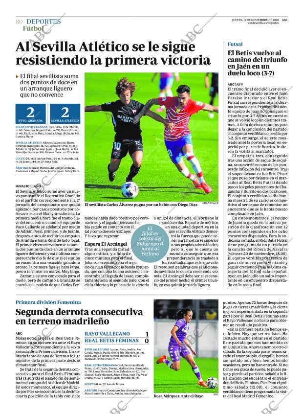 ABC SEVILLA 19-11-2020 página 80