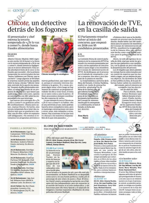 ABC SEVILLA 19-11-2020 página 86