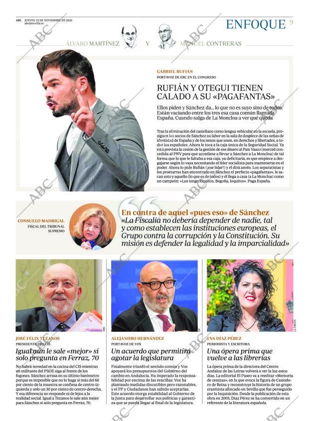 ABC SEVILLA 19-11-2020 página 9