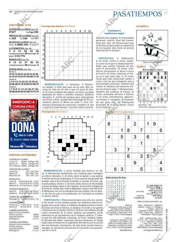 ABC MADRID 20-11-2020 página 61