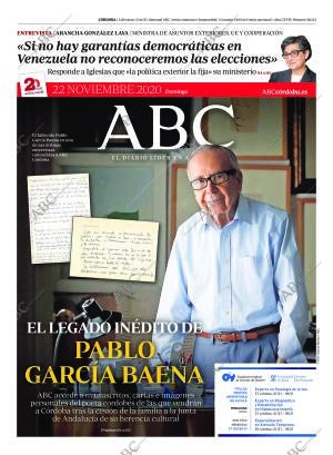 ABC CORDOBA 22-11-2020 página 1