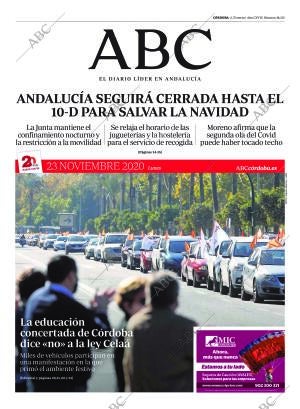 ABC CORDOBA 23-11-2020 página 1