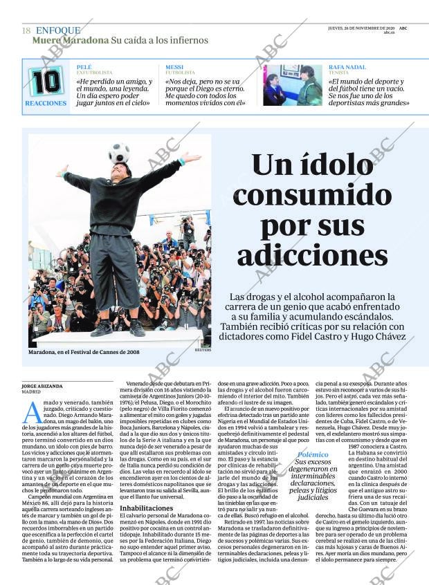 ABC MADRID 26-11-2020 página 18