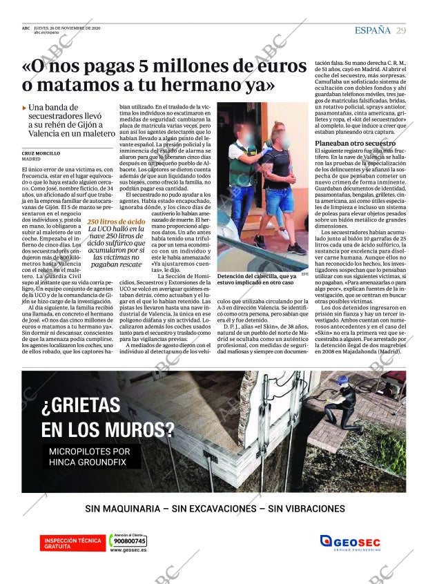 ABC MADRID 26-11-2020 página 29