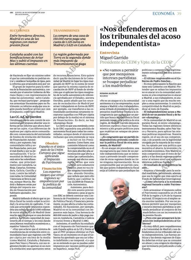 ABC MADRID 26-11-2020 página 39