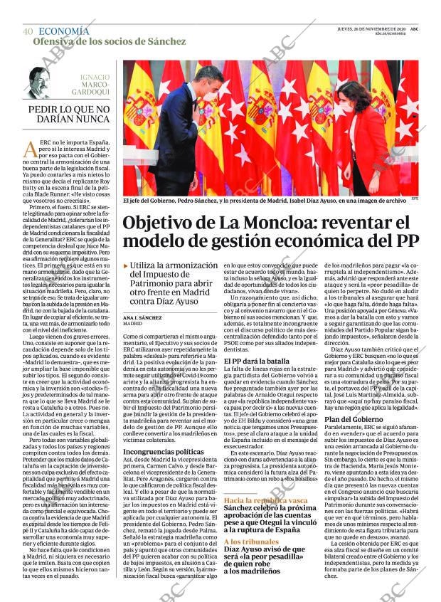 ABC MADRID 26-11-2020 página 40