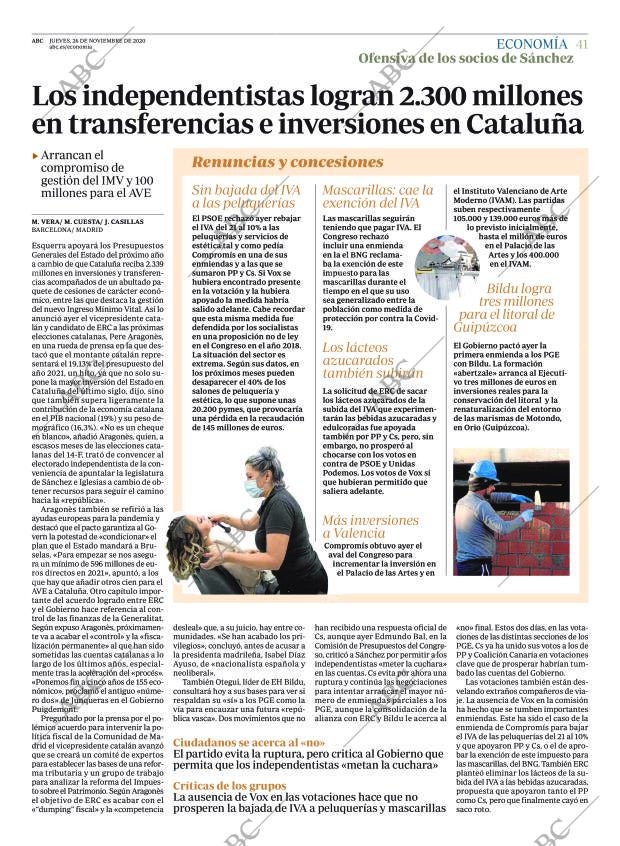 ABC MADRID 26-11-2020 página 41