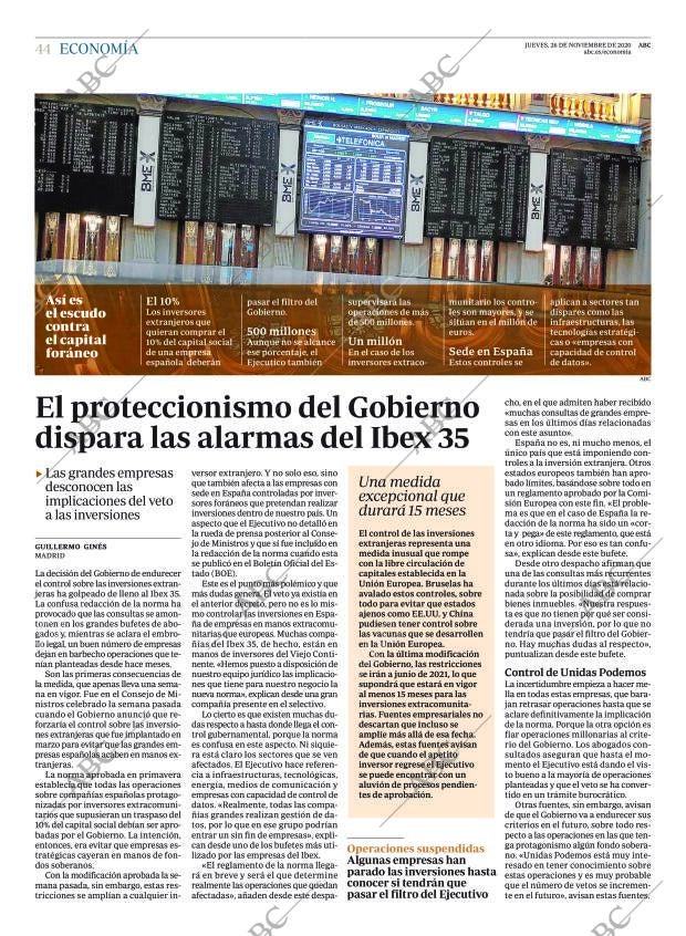 ABC MADRID 26-11-2020 página 44