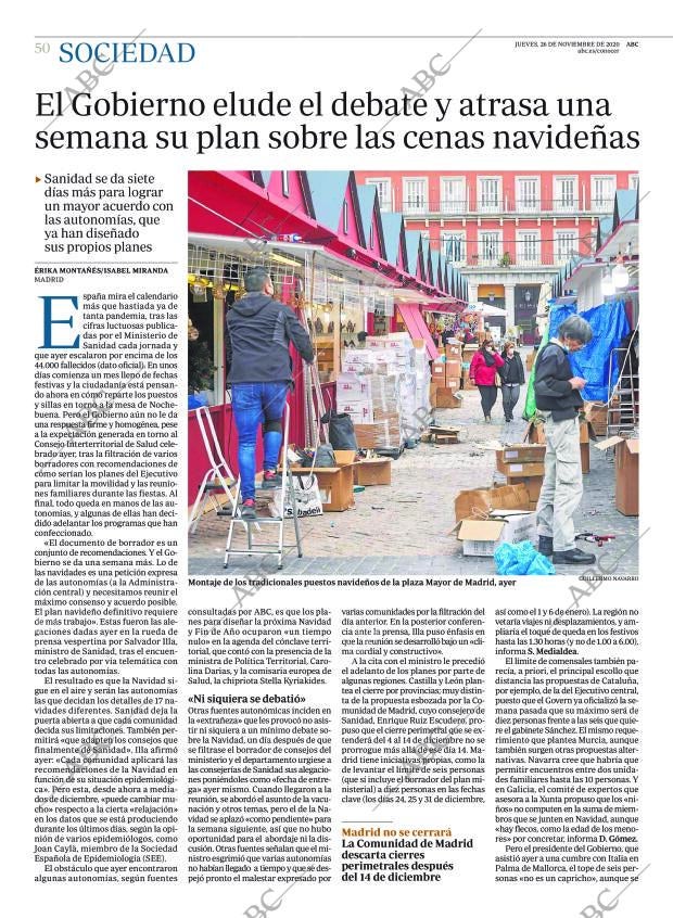 ABC MADRID 26-11-2020 página 50