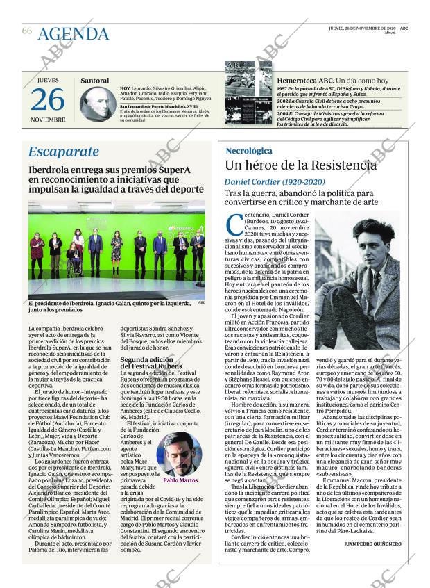 ABC MADRID 26-11-2020 página 66