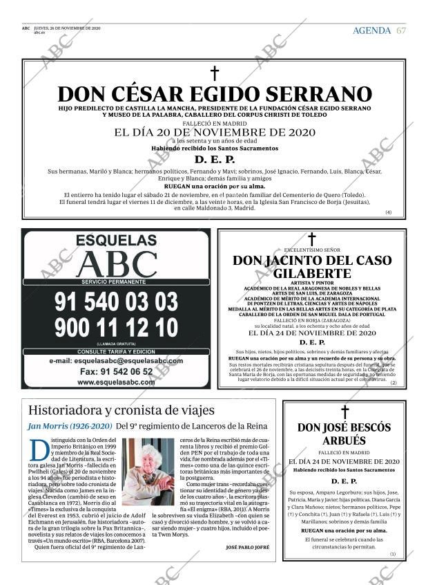 ABC MADRID 26-11-2020 página 67