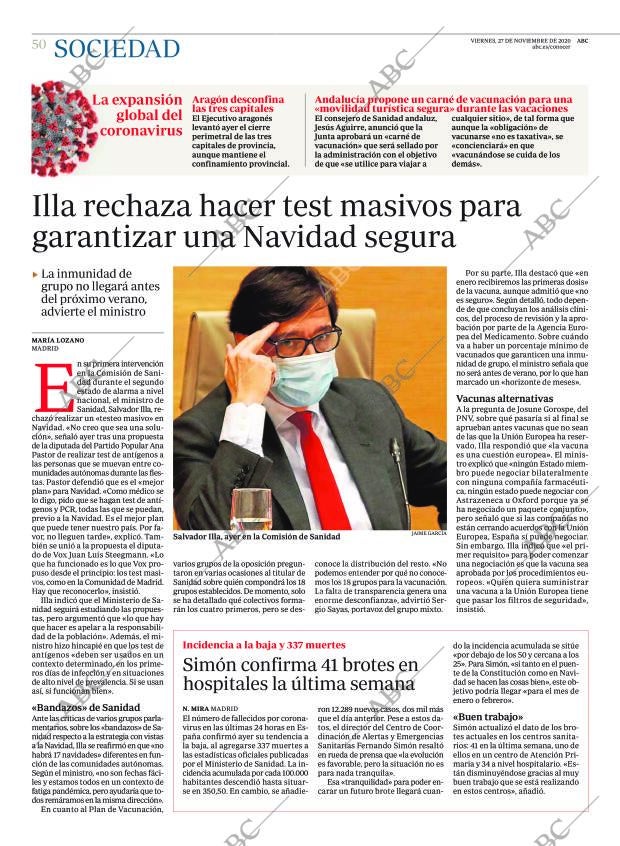 ABC CORDOBA 27-11-2020 página 50