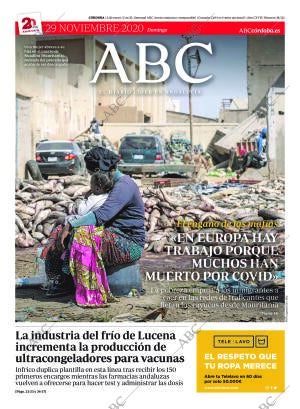 ABC CORDOBA 29-11-2020 página 1