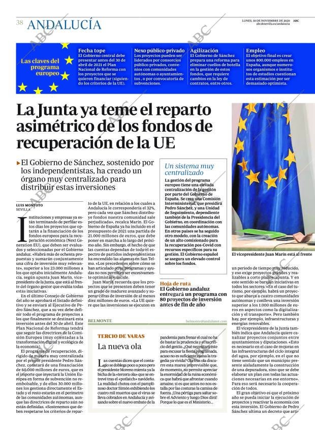 ABC CORDOBA 30-11-2020 página 38