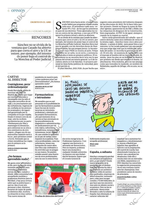 ABC CORDOBA 30-11-2020 página 6