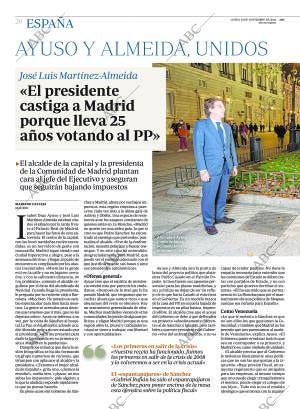ABC MADRID 30-11-2020 página 20