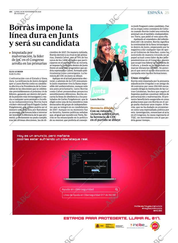 ABC MADRID 30-11-2020 página 25