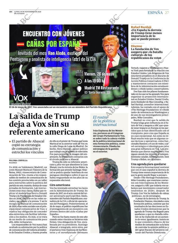 ABC MADRID 30-11-2020 página 27