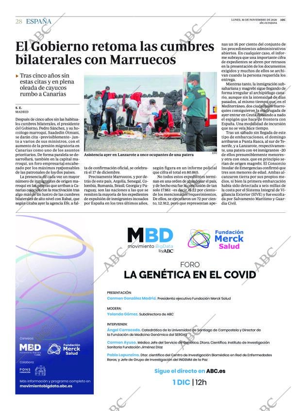 ABC MADRID 30-11-2020 página 28