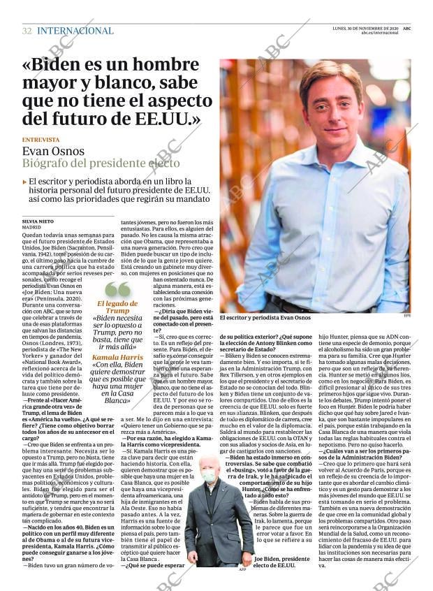 ABC MADRID 30-11-2020 página 32