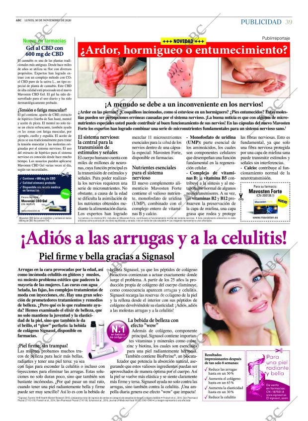ABC MADRID 30-11-2020 página 39
