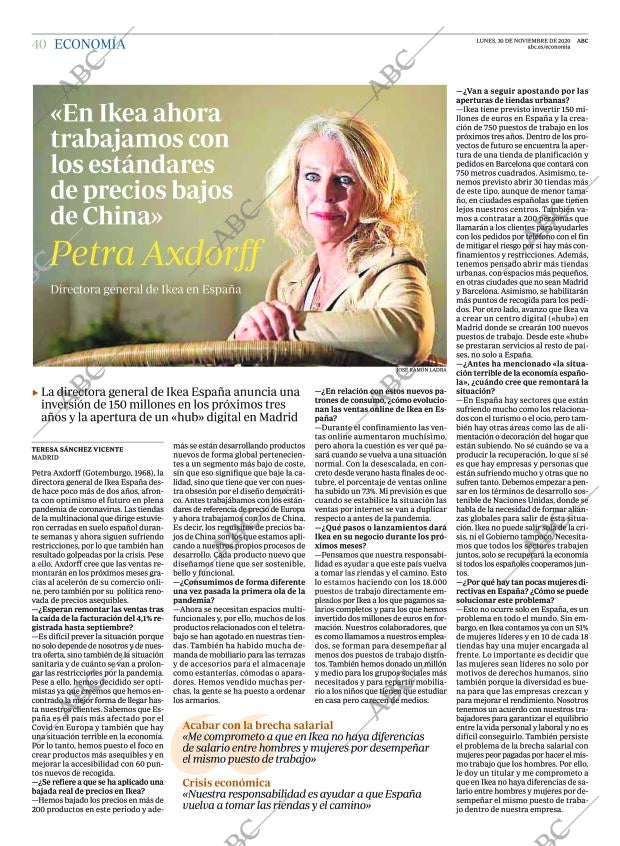ABC MADRID 30-11-2020 página 40