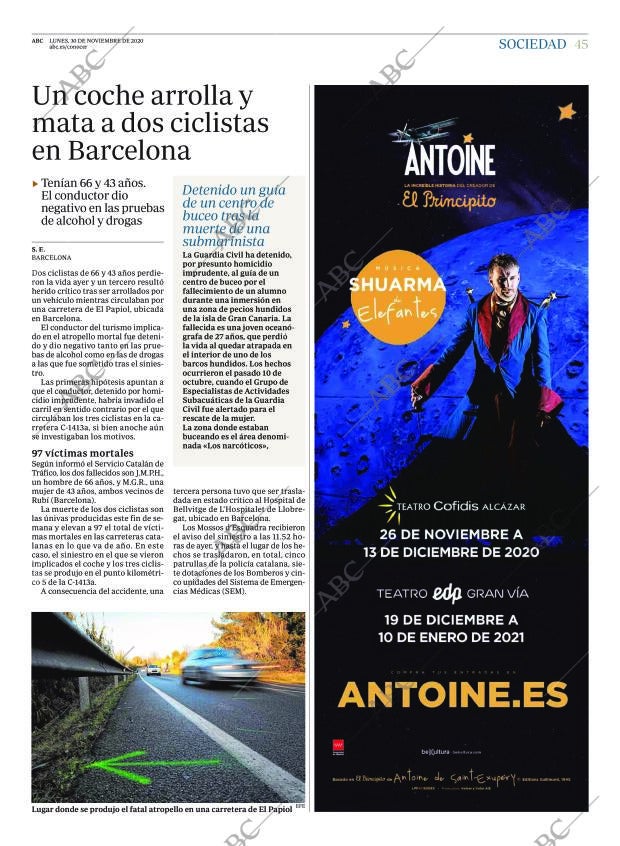 ABC MADRID 30-11-2020 página 45
