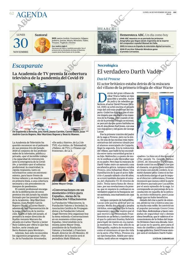 ABC MADRID 30-11-2020 página 62
