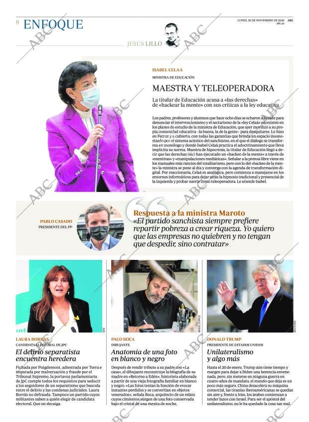 ABC MADRID 30-11-2020 página 8