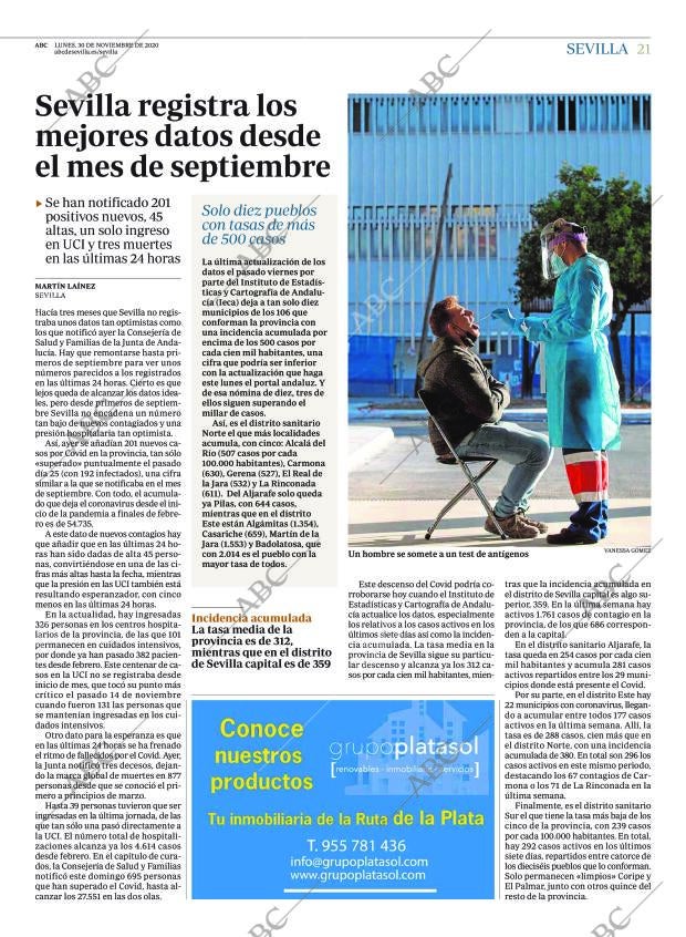ABC SEVILLA 30-11-2020 página 21