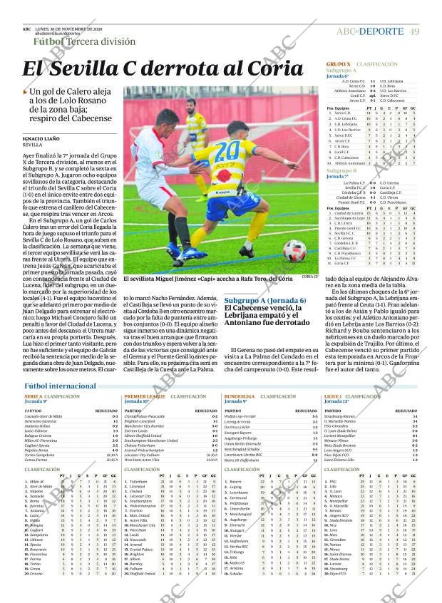 ABC SEVILLA 30-11-2020 página 49