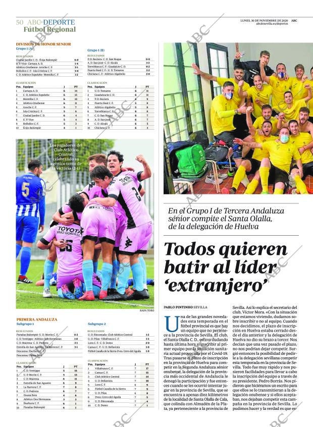ABC SEVILLA 30-11-2020 página 50