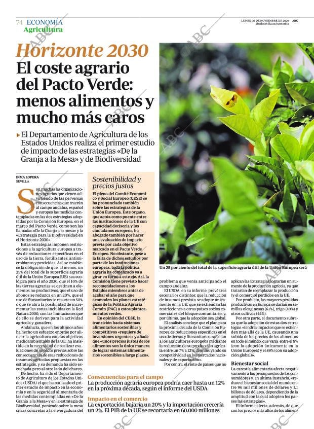 ABC SEVILLA 30-11-2020 página 74