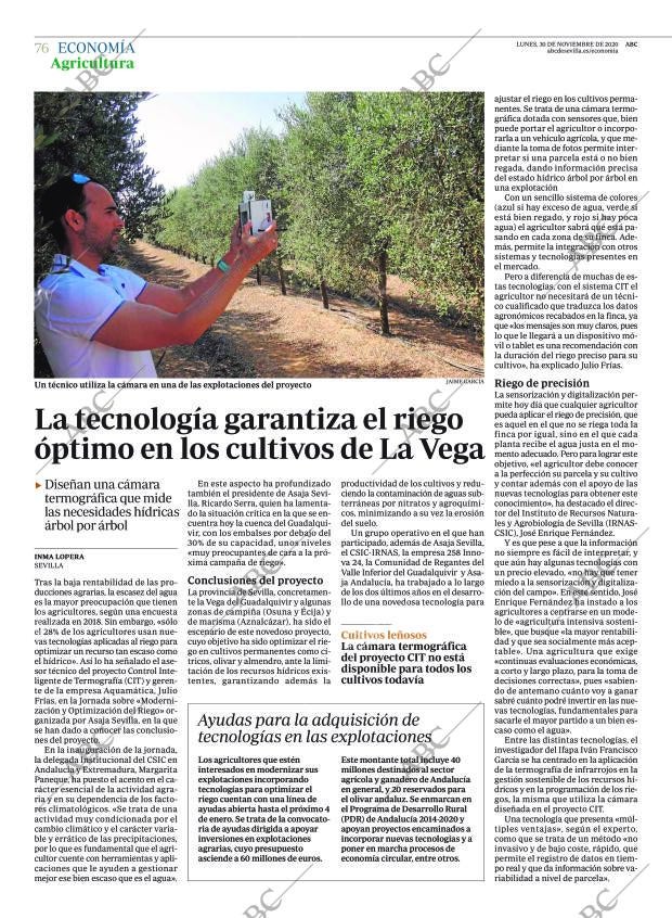 ABC SEVILLA 30-11-2020 página 76