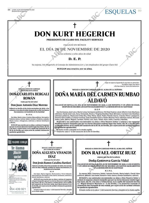 ABC SEVILLA 30-11-2020 página 89