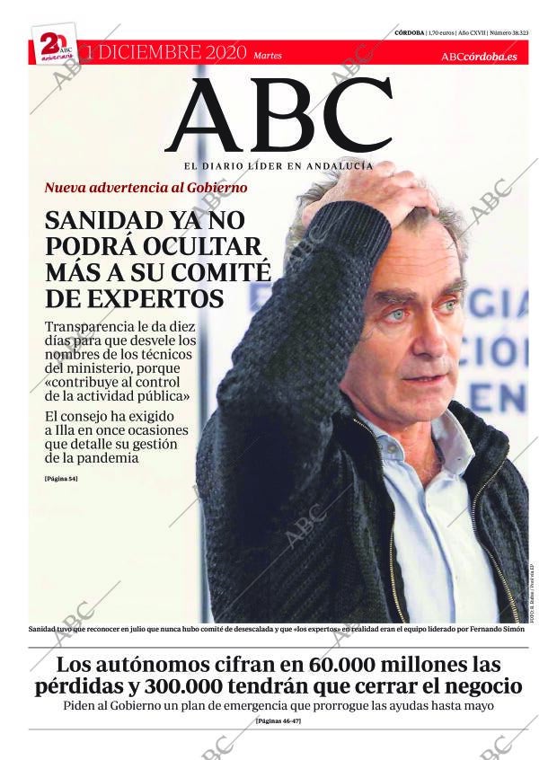 ABC CORDOBA 01-12-2020 página 1
