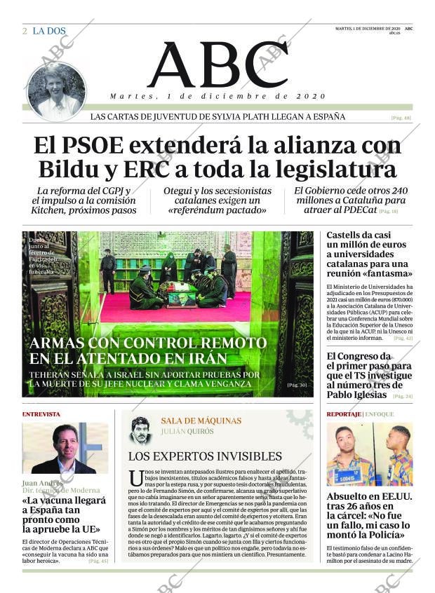 ABC MADRID 01-12-2020 página 2