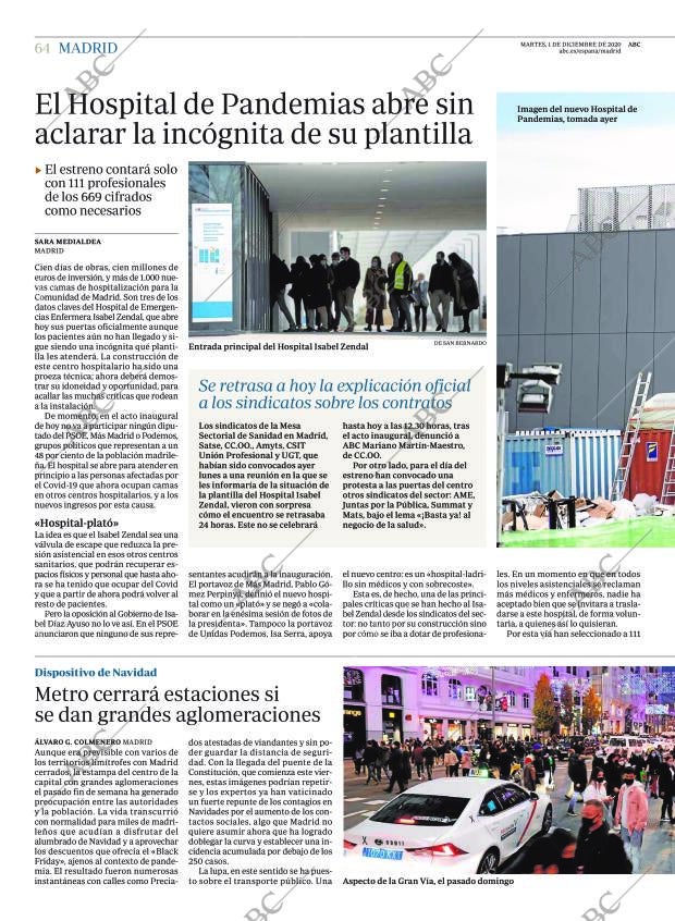 ABC MADRID 01-12-2020 página 64