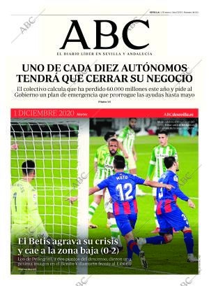ABC SEVILLA 01-12-2020 página 1