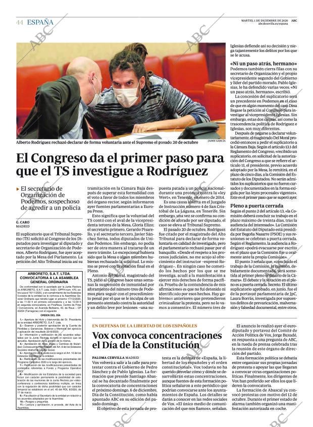 ABC SEVILLA 01-12-2020 página 44