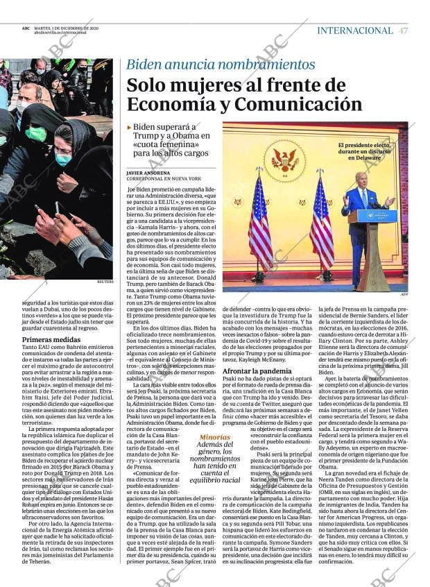 ABC SEVILLA 01-12-2020 página 47