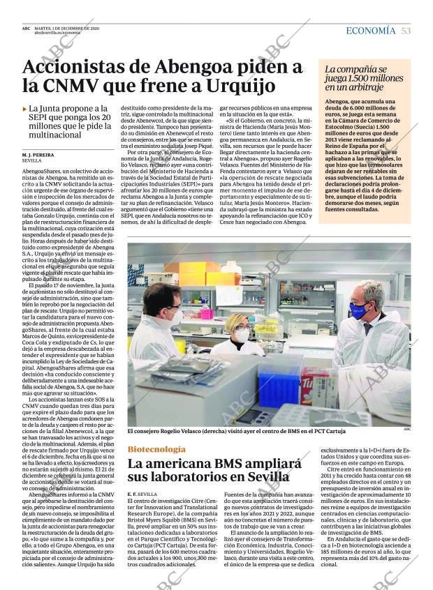 ABC SEVILLA 01-12-2020 página 53