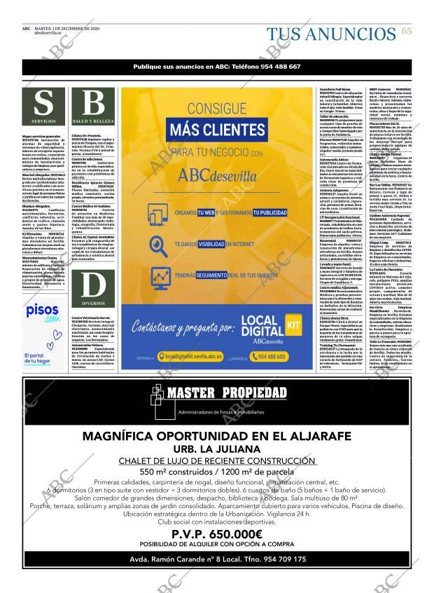ABC SEVILLA 01-12-2020 página 65